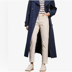 Vintage Creslona Blue Trench Coat | Anna Collection Coats | Long Belted Jacket